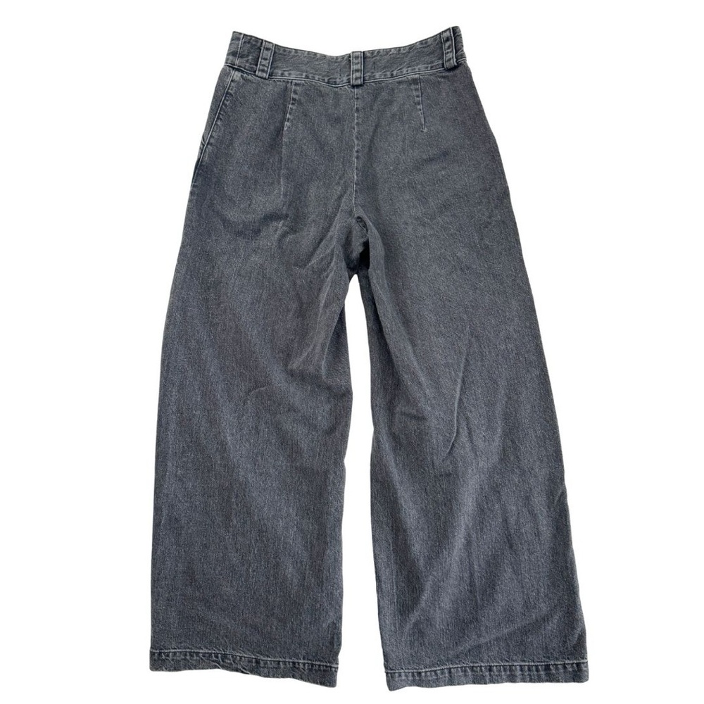 Rachel Comey Wide Leg, High Waist, Washed Black Trouser Jeans Sz 8 - Picture 3 of 12